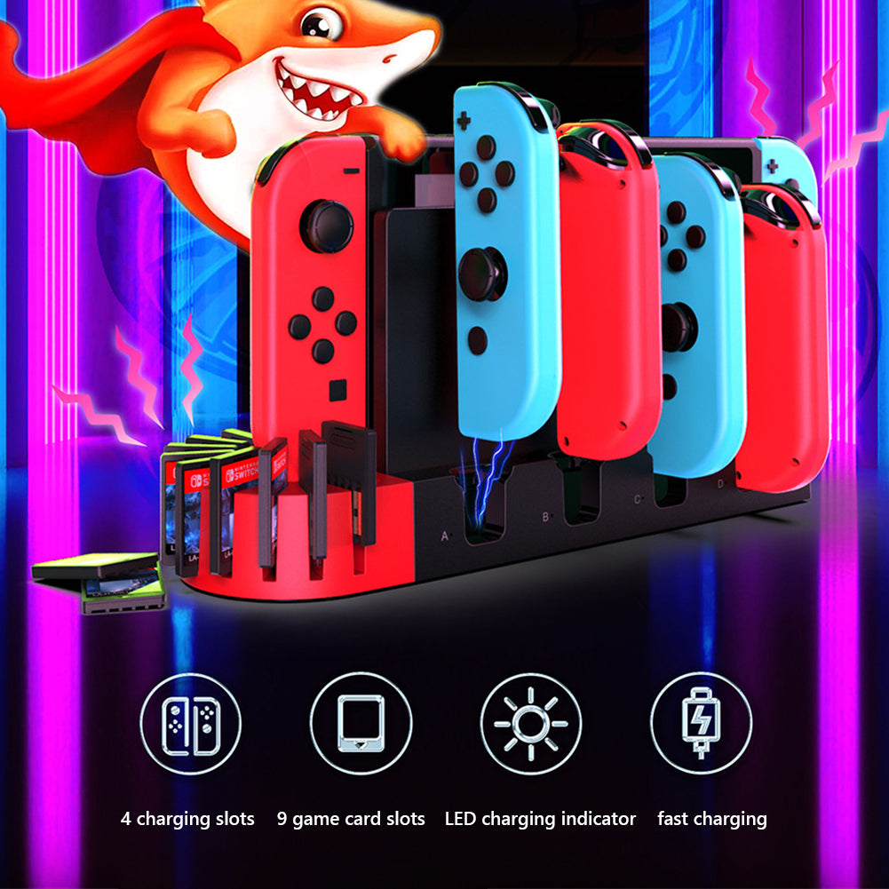 IPEGA PG-SW071 Console Holder Charging Stand Base with LED Indicator for Nintendo Switch Joy-Con IPEGA PG-SW071 Console Holder Charging Stand Base with LED Indicator for Nintendo Switch Joy-Con